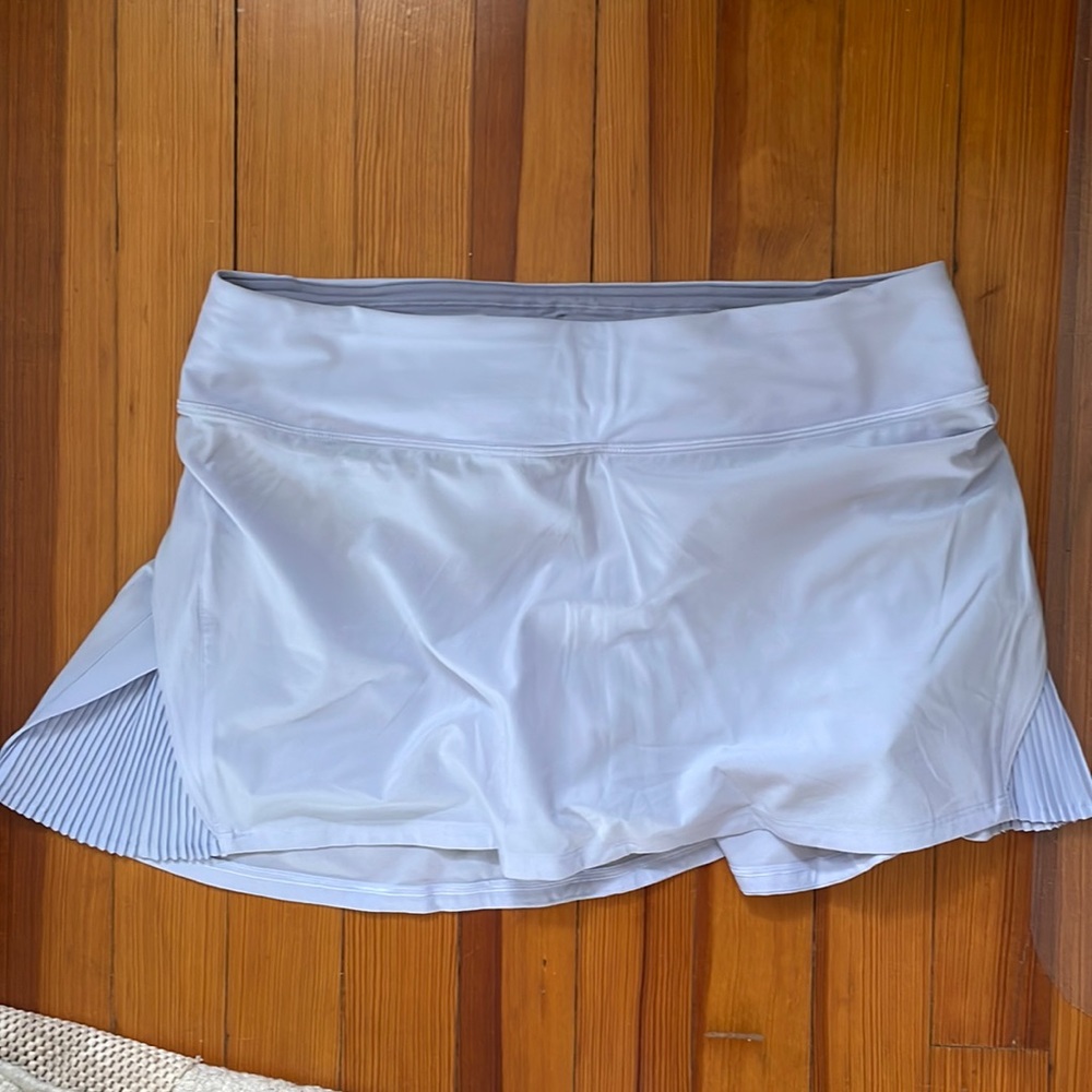 SOLD Lululemon Play Off the Pleats Skirt size 8 in light purple